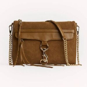 Rebecca Minkoff Large M.A.C Suede Military Green Bag